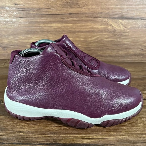 Nike Air Jordan Future Bordeaux Phantom Leather Sneakers Women’s Size 8.5 Shoes - Picture 1 of 11